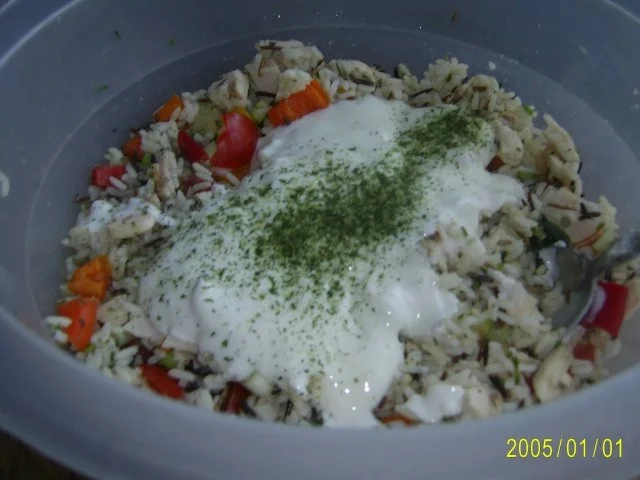 Rezept: Party-Idee: Bunter Reissalat..... Bild Nr. 6 Party-Idee: Bunter Reissalat..... - Rezept - Bild Nr. 6