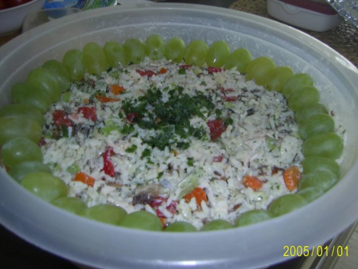 Bilder für Party-Idee: Bunter Reissalat..... - Rezept