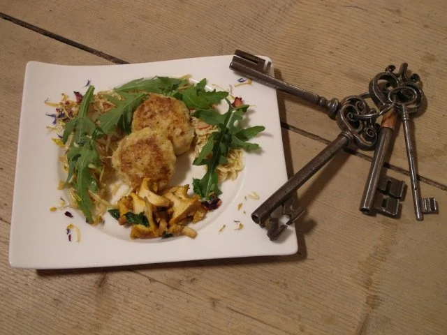 Burgtaler mit einem Prinzentaschen-Amuse-Gueule - Rezept