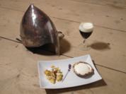 Lavendeleis auf Topfenschmarrn - Rezept