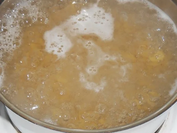 Hörnchennudeln mit einem Schinken-Gemüse-Mix - Rezept - Bild Nr. 4