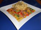 Hörnchennudeln mit einem Schinken-Gemüse-Mix - Rezept