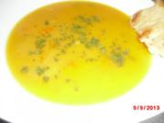 Kürbis-Suppe mit Gemüseeinlage - Rezept