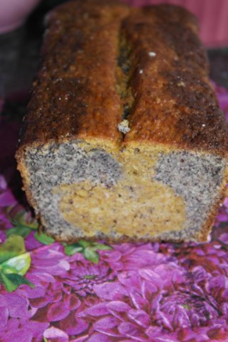 Rübli-Mohn-Marmorkuchen - Rezept