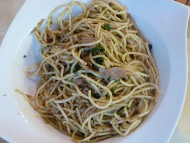 Knoblauch-Spaghetti leicht verschärft - Rezept - Bild Nr. 2