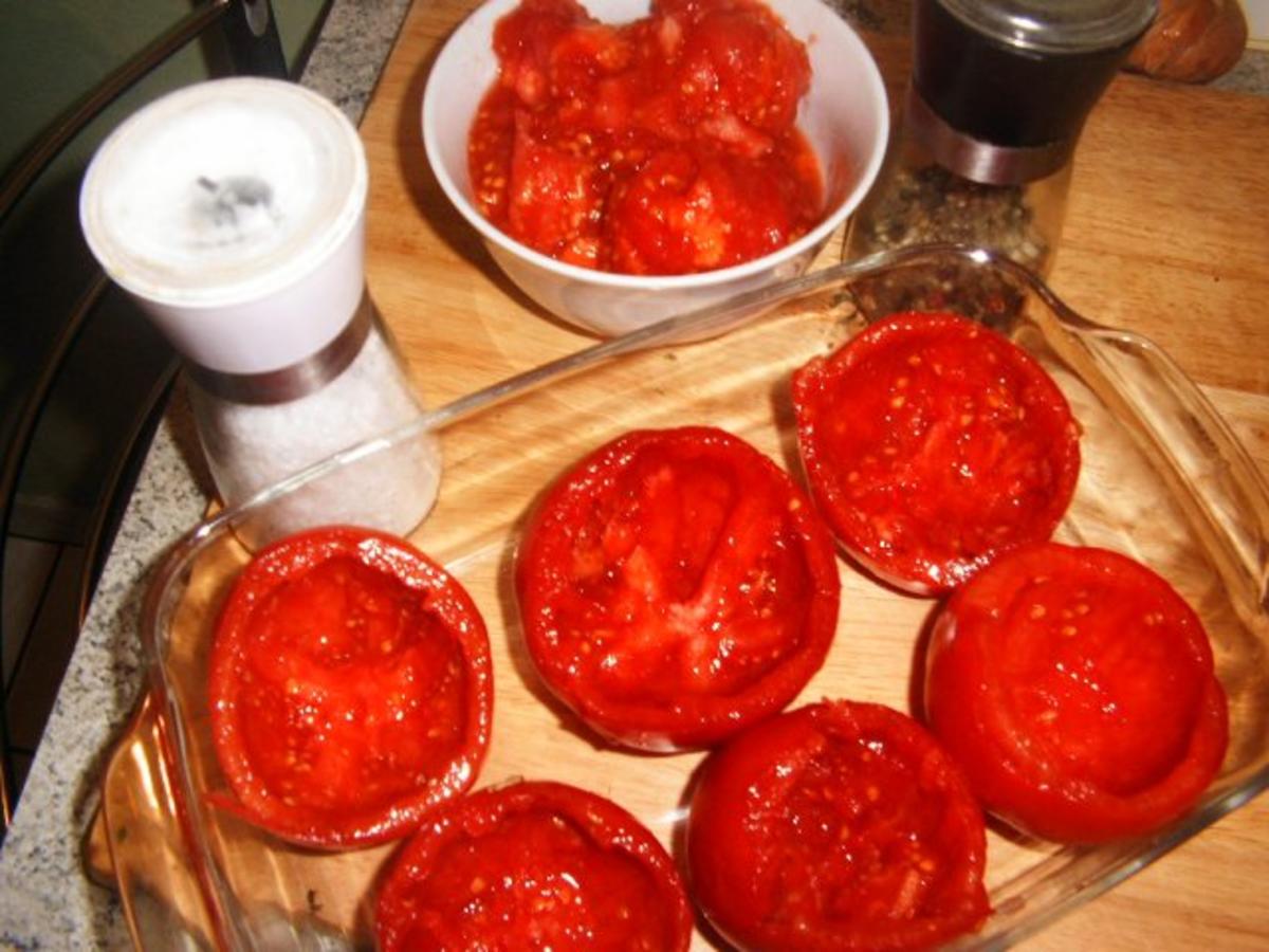 Tomaten gefüllt mit Kartoffelhäubchen - Rezept - Bild Nr. 4