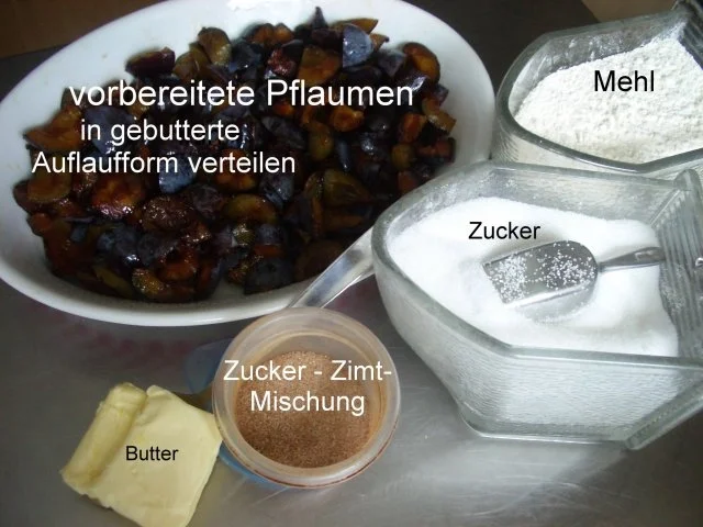 Zwetschgen - Crumble - Rezept - Bild Nr. 2