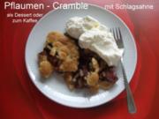 Zwetschgen - Crumble - Rezept