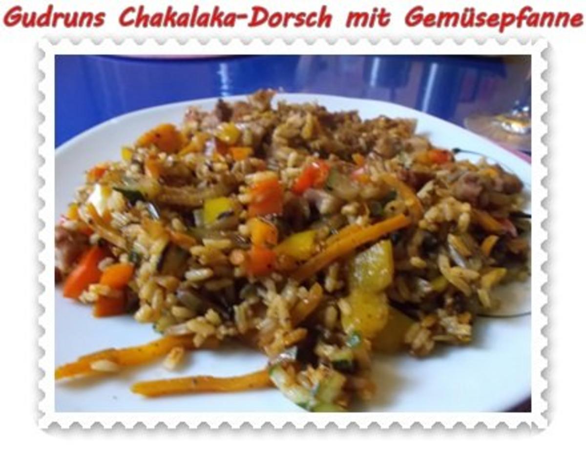 Fisch: Chakalaka-Dorsch mit pikanter Gemüse-Reispfanne - Rezept ...