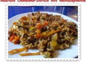 Fisch: Chakalaka-Dorsch mit pikanter Gemüse-Reispfanne - Rezept