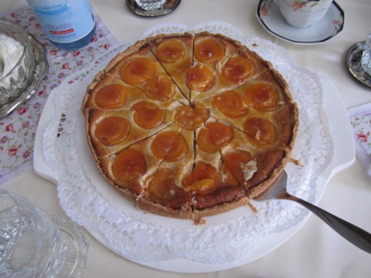 Aprikosen Quark Kuchen - einfach - 161 kcal/100g
