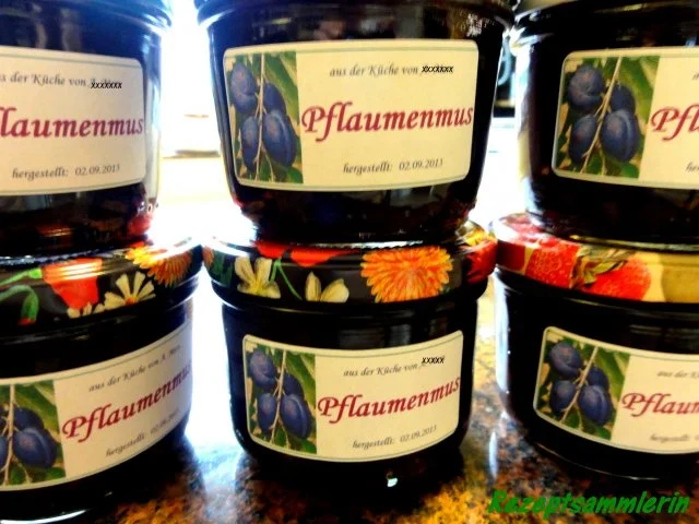 Rezept: M+G: PFLAUMENMUS als Brotaufstrich M+G: PFLAUMENMUS als Brotaufstrich - Rezept