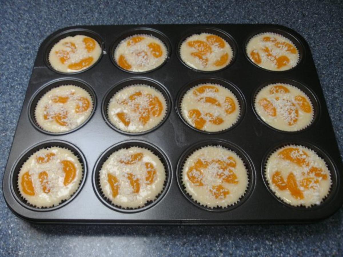 Mandarinen - Kokos - Muffins - Rezept - Bild Nr. 2