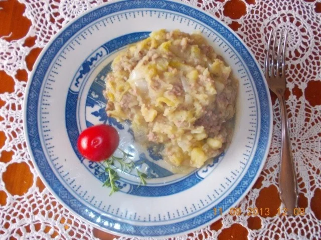 Lauch- Kartoffel-Hackfleischtopf - Rezept