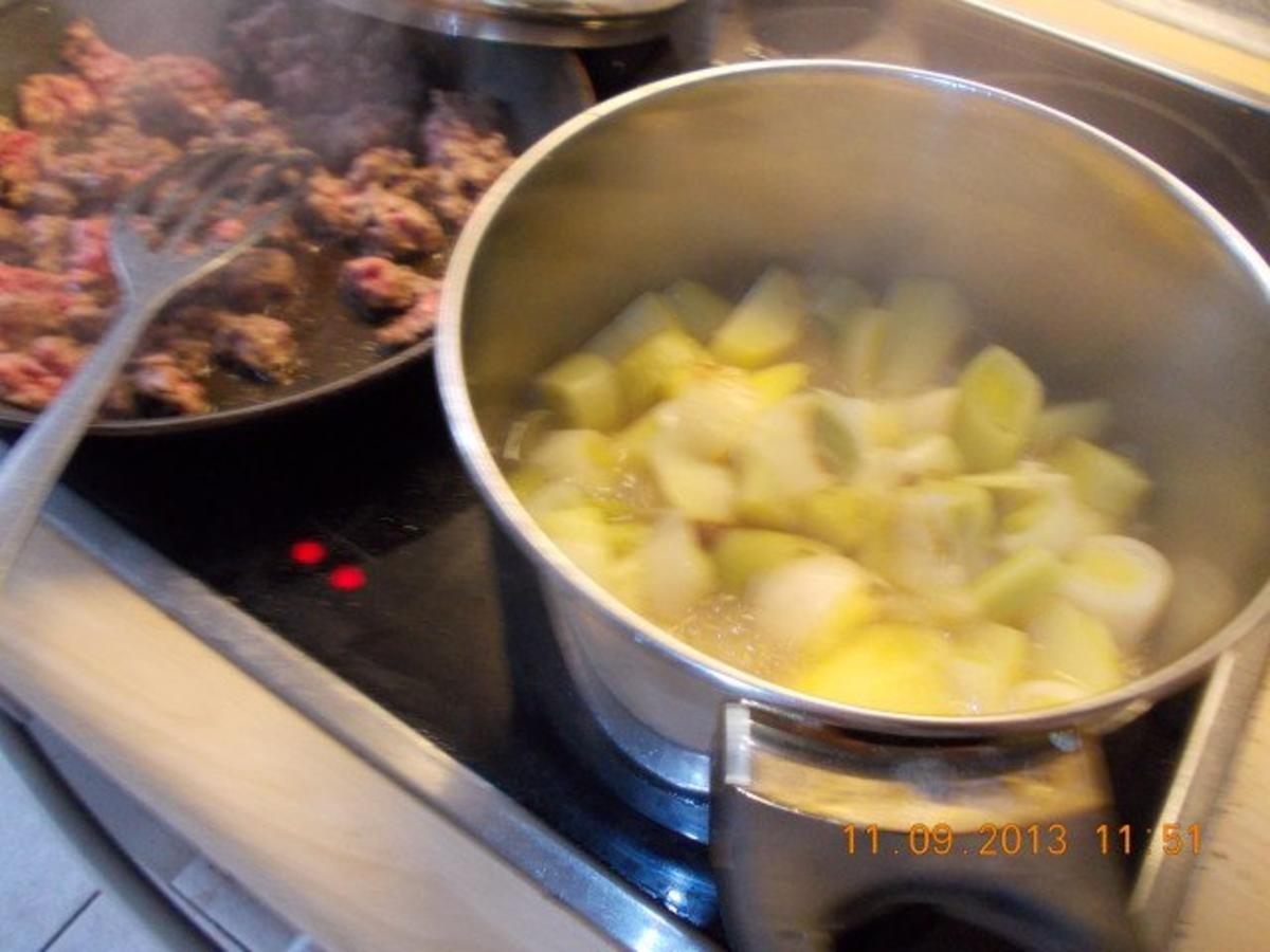 Lauch- Kartoffel-Hackfleischtopf - Rezept - Bild Nr. 5