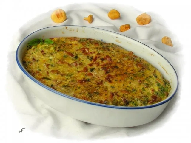 Bulgarisches Pilz-Gratin - Rezept - Bild Nr. 2