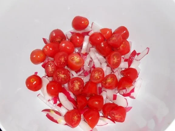 Rezept: Nudelsalat *bunter Herbst* Bild Nr. 4 Nudelsalat *bunter Herbst* - Rezept - Bild Nr. 4