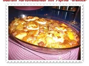 Kartoffeln: Kartoffelauflauf mit Paprika - Rezept