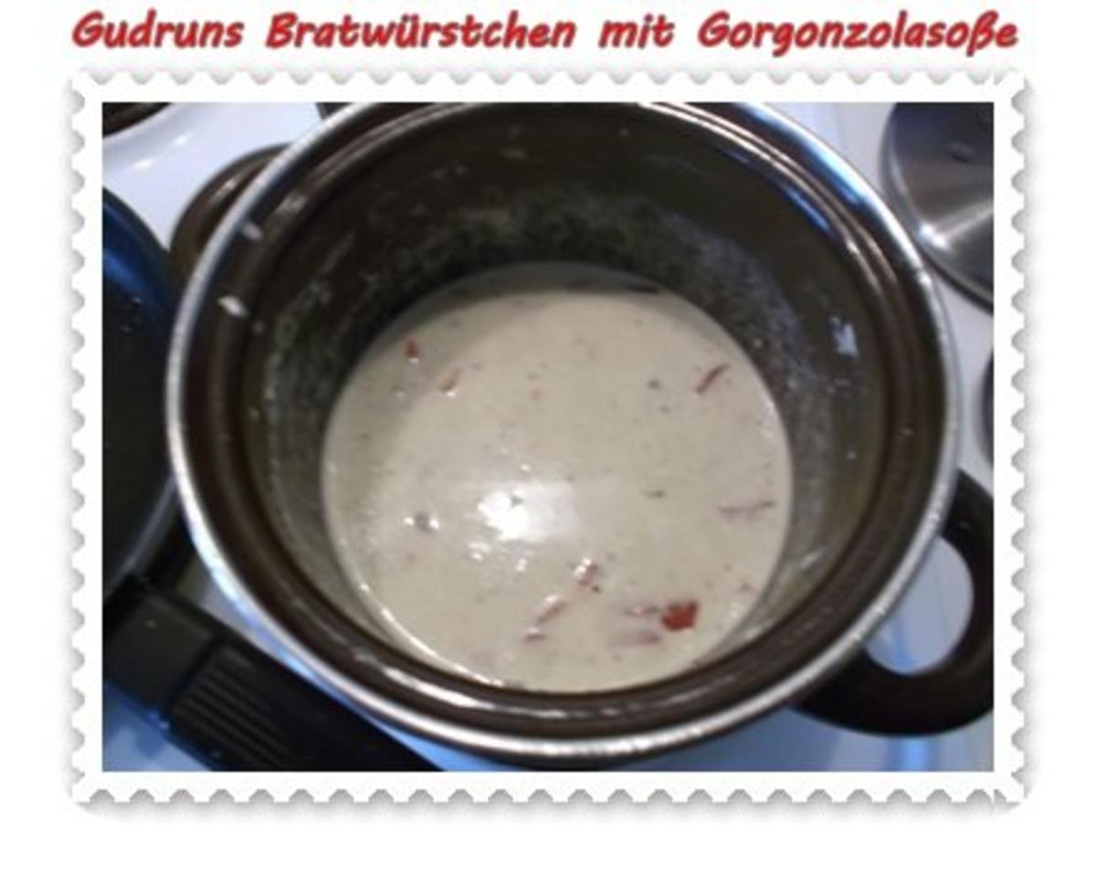 Fleisch: Bratwürstchen mit Gorgonzolasoße - Rezept - Bild Nr. 7