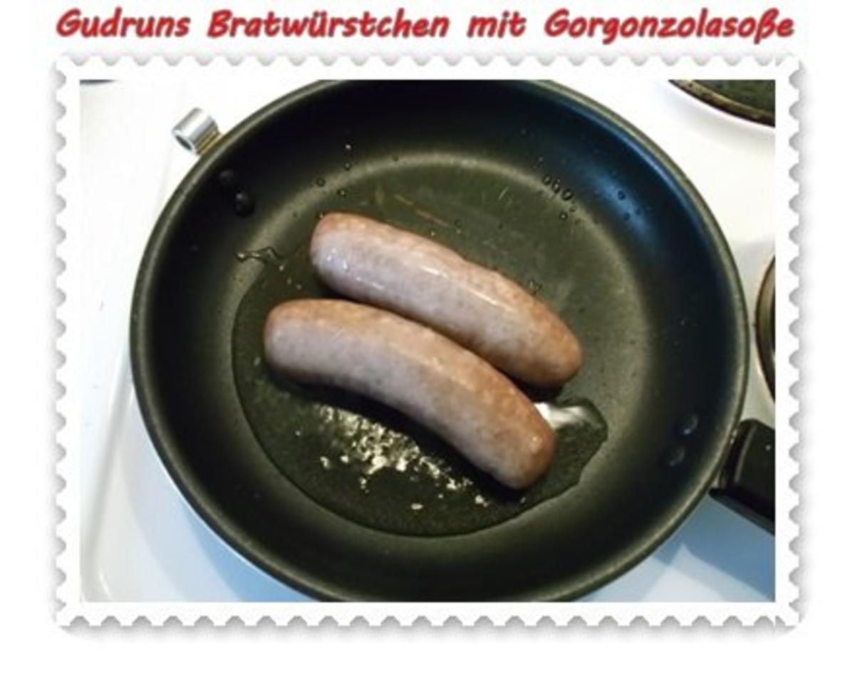 Fleisch: Bratwürstchen mit Gorgonzolasoße - Rezept - Bild Nr. 8