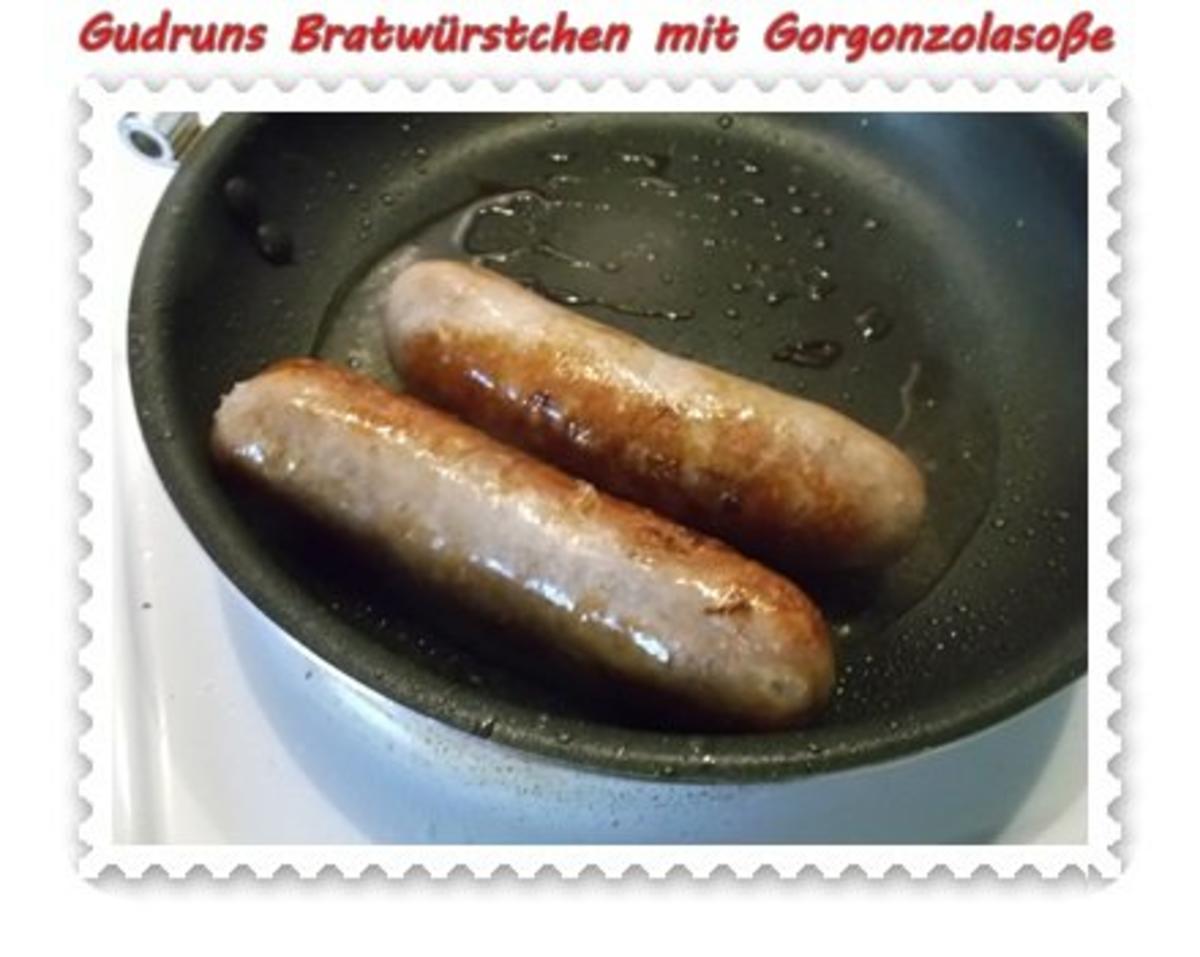 Fleisch: Bratwürstchen mit Gorgonzolasoße - Rezept - Bild Nr. 10