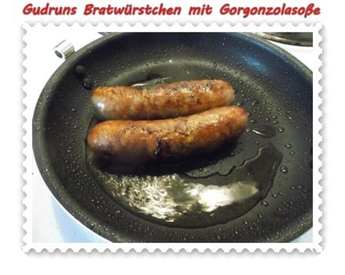 Fleisch: Bratwürstchen mit Gorgonzolasoße - Rezept - Bild Nr. 11