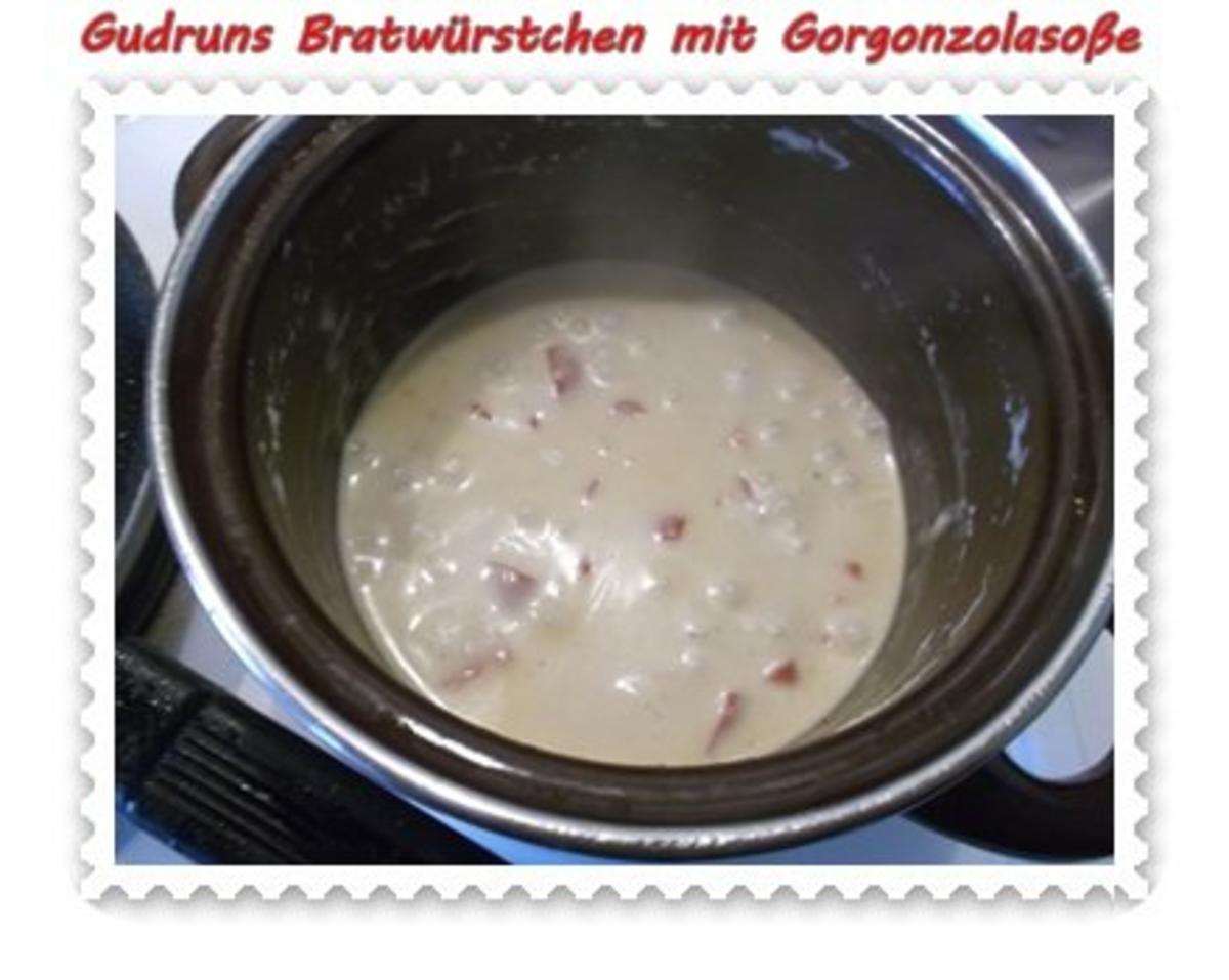 Fleisch: Bratwürstchen mit Gorgonzolasoße - Rezept - Bild Nr. 12