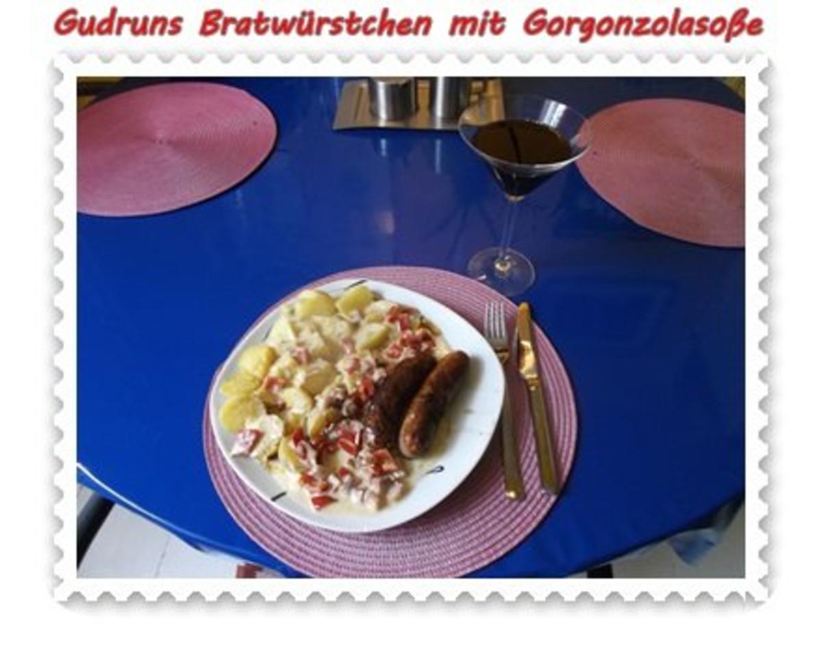 Fleisch: Bratwürstchen mit Gorgonzolasoße - Rezept - Bild Nr. 13