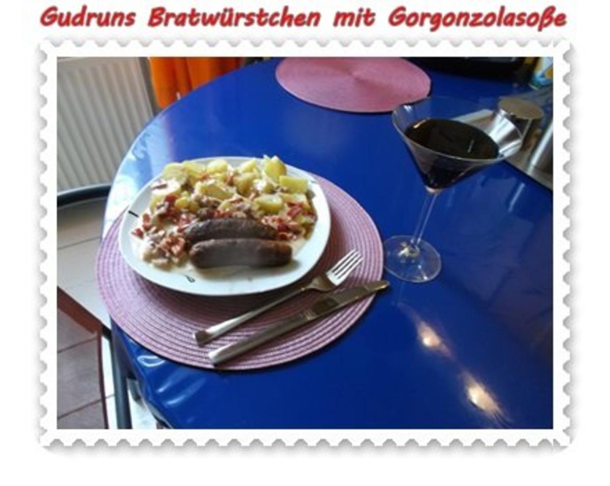 Fleisch: Bratwürstchen mit Gorgonzolasoße - Rezept - Bild Nr. 14