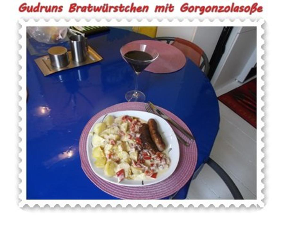 Fleisch: Bratwürstchen mit Gorgonzolasoße - Rezept - Bild Nr. 15
