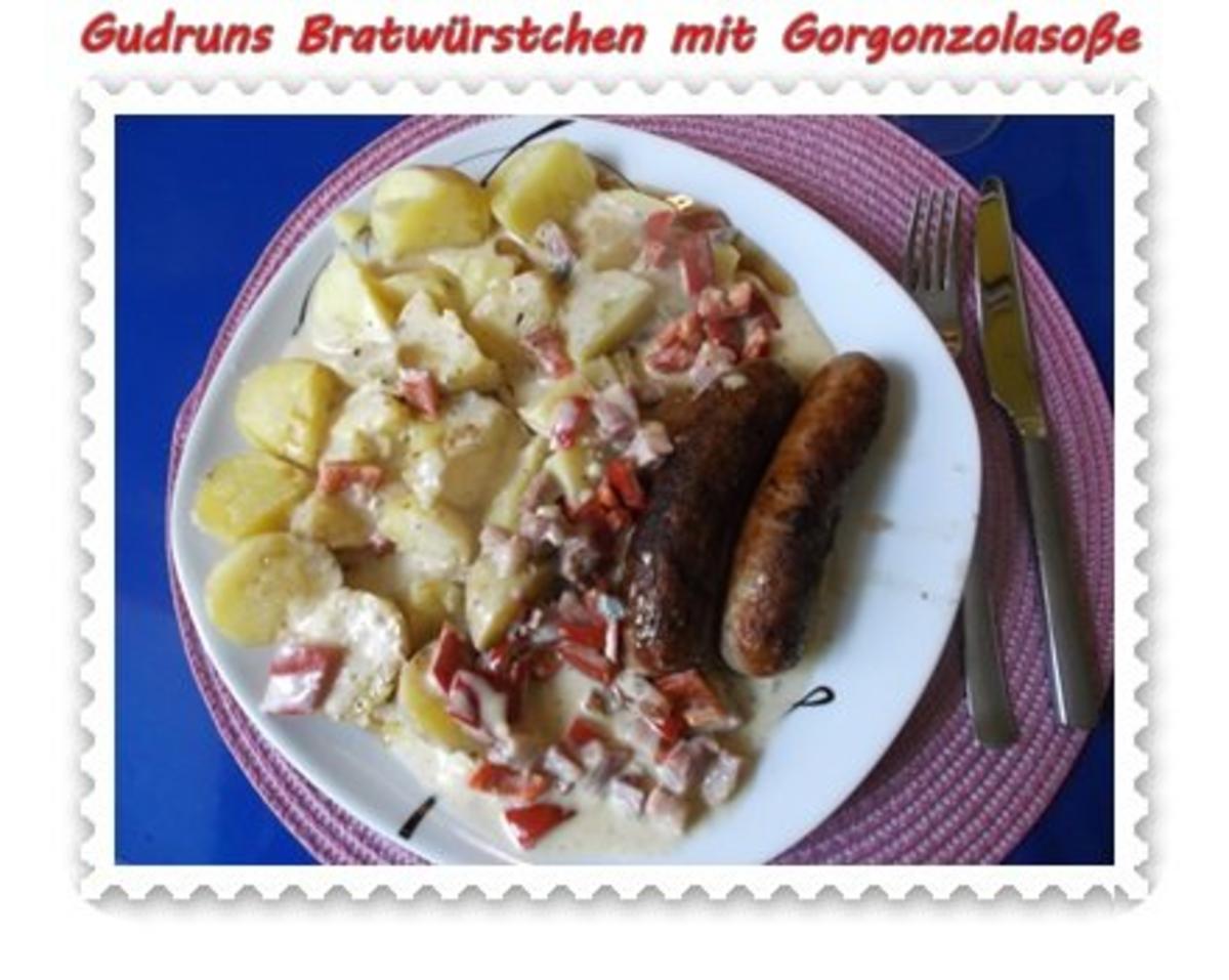 Fleisch: Bratwürstchen mit Gorgonzolasoße - Rezept - Bild Nr. 16