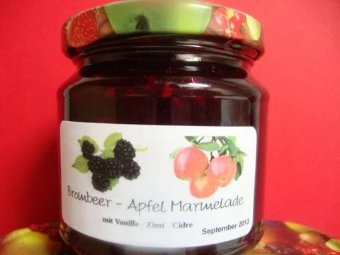 Brombeer - Apfelmarmelade - Rezept
