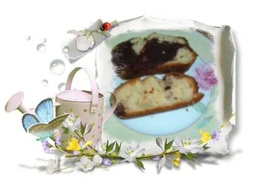 Rezept: Kuchen : Marmor mit Apfel Kuchen : Marmor mit Apfel - Rezept