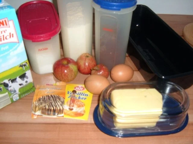 Rezept: Kuchen : Marmor mit Apfel Bild Nr. 3 Kuchen : Marmor mit Apfel - Rezept - Bild Nr. 3