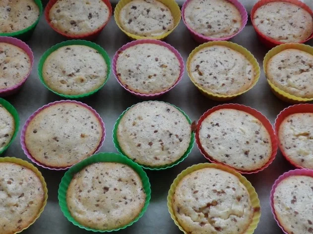 Fruchtige Schoko-Käseküchlein mit Nektarinen und Erdnüssen - Rezept - Bild Nr. 8