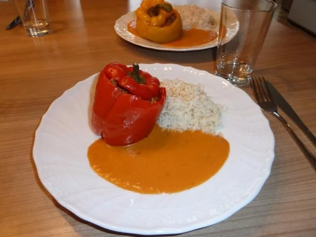Rezept: Gefüllte Paprika Gefüllte Paprika - Rezept