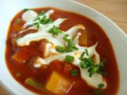 Tomatensuppe mit Gemüsevielfalt - Rezept