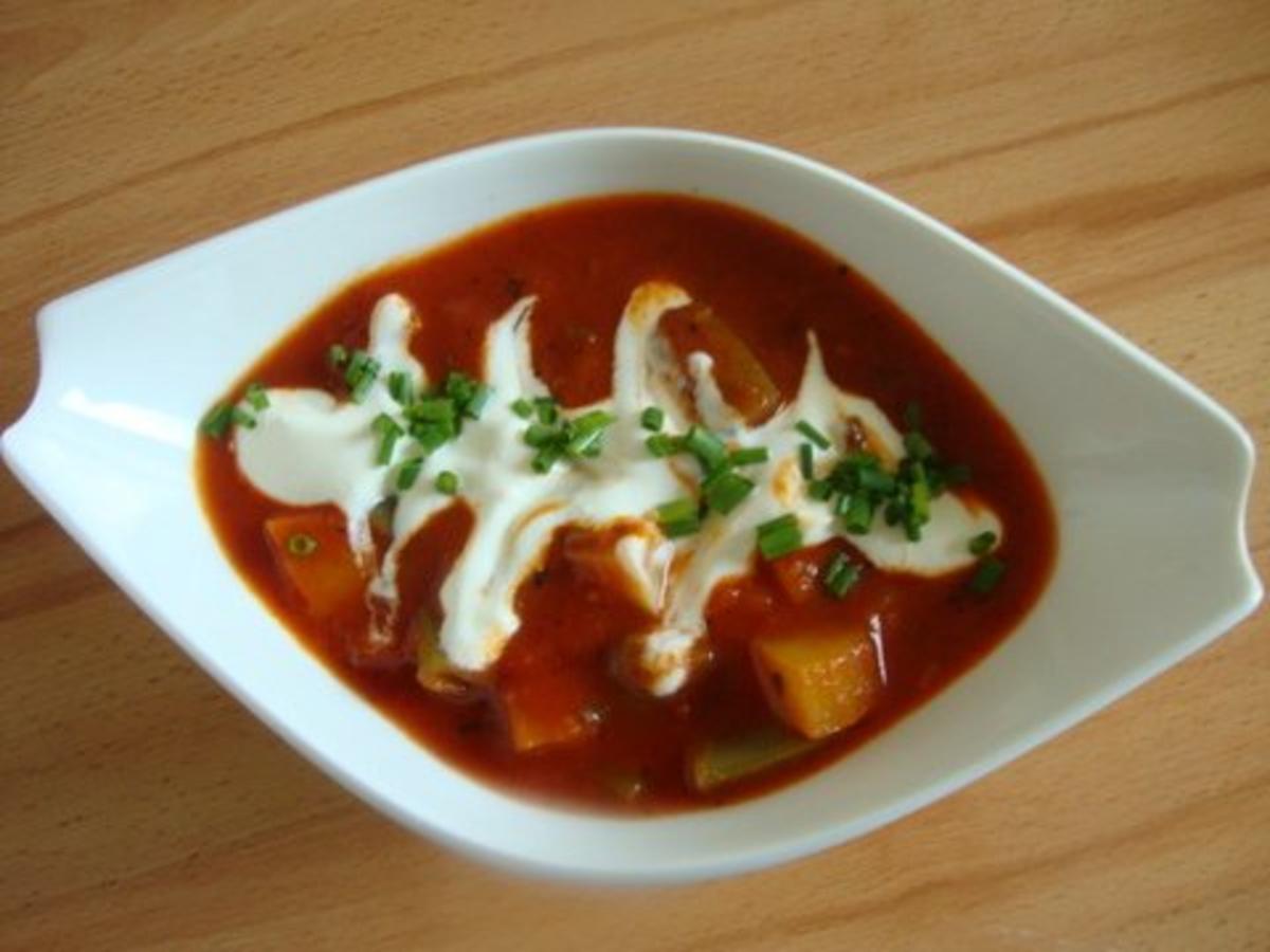 Tomatensuppe mit Gemüsevielfalt - Rezept - Bild Nr. 11