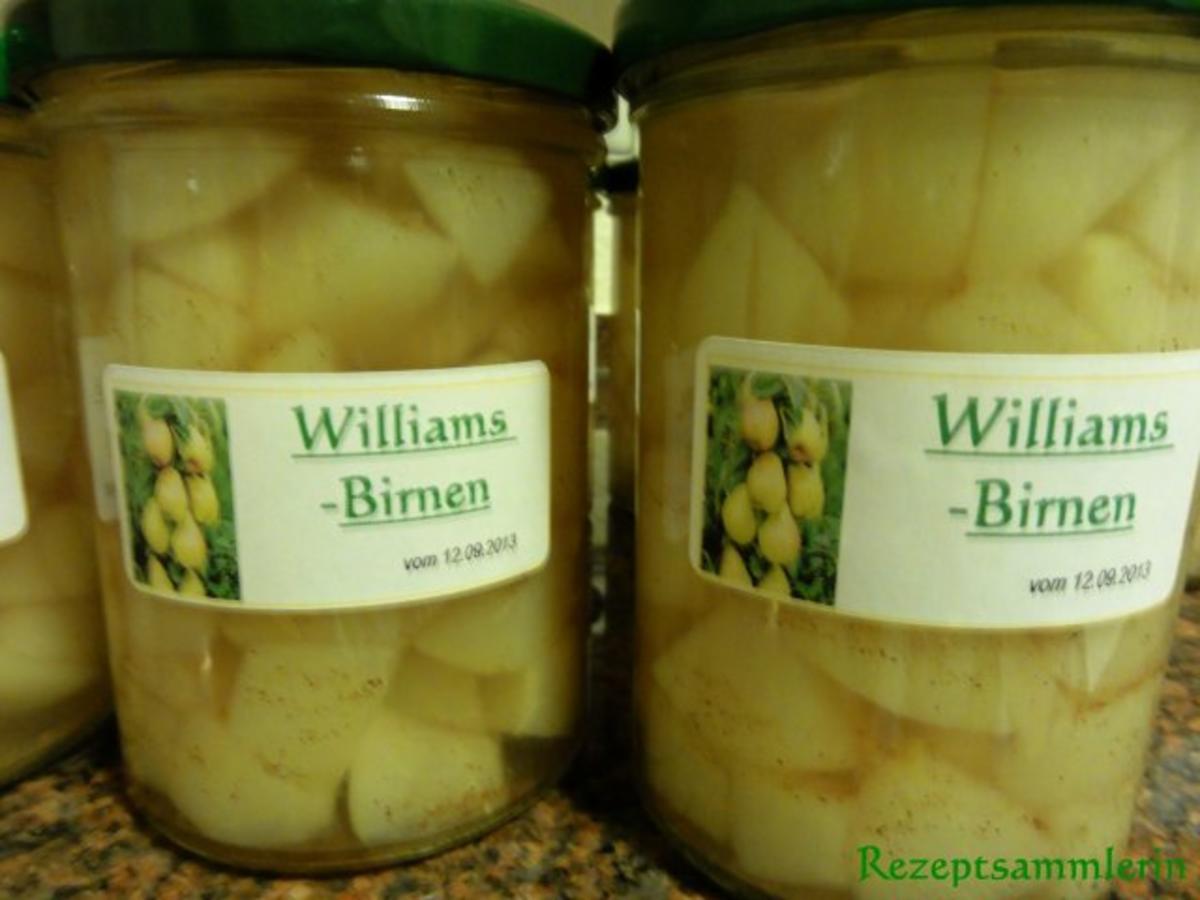 Bilder für Einkochen: WILLIAMS - BIRNEN - WÜRFEL - Rezept