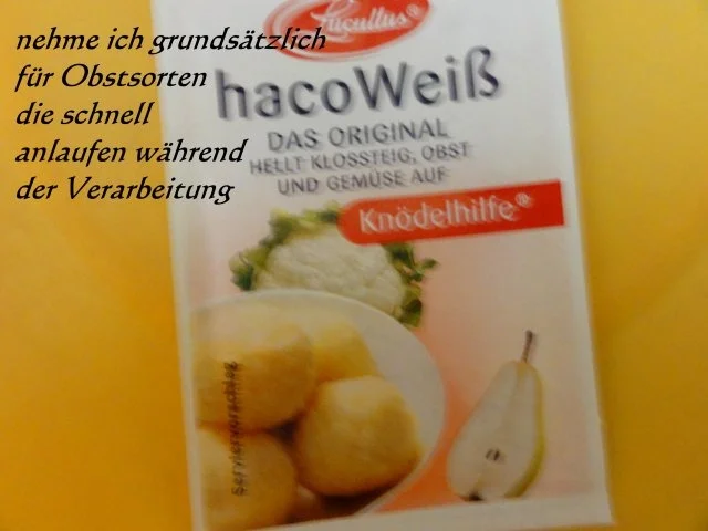 Rezept: Einkochen: WILLIAMS - BIRNEN - WÜRFEL Bild Nr. 3 Einkochen: WILLIAMS - BIRNEN - WÜRFEL - Rezept - Bild Nr. 3