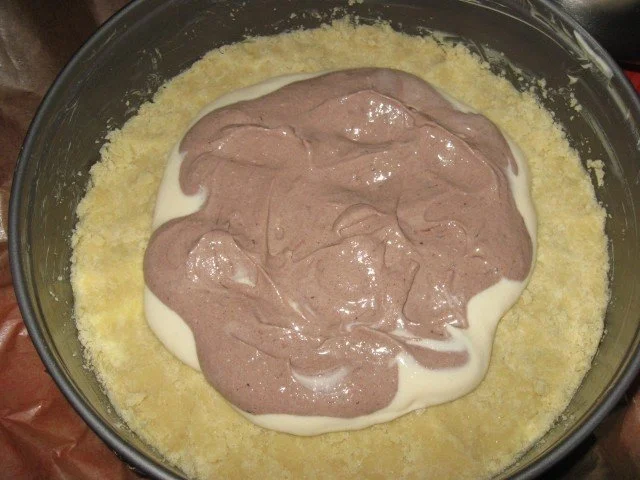 Marmorierter Käsekuchen mit Schokostreusel - Rezept - Bild Nr. 11