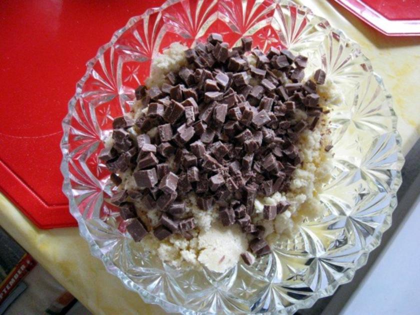 Marmorierter Käsekuchen mit Schokostreusel - einfach - von manschie