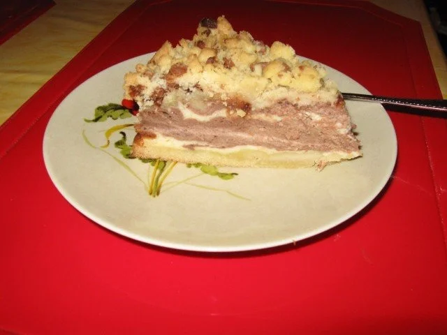 Marmorierter Käsekuchen mit Schokostreusel - Rezept