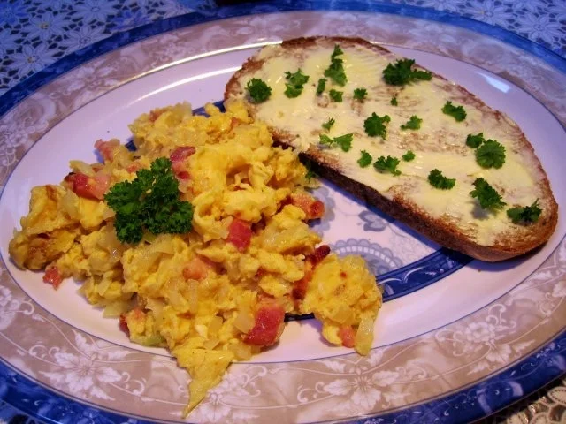 Herzhafte Rühreier ... - Rezept - Bild Nr. 7