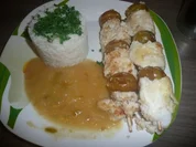 Exotischer Fischspieß ! 5 Stück - Rezept