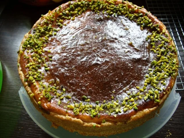 Rezept: Glasierte Frischkäse - Apfel - Torte Glasierte Frischkäse - Apfel - Torte - Rezept