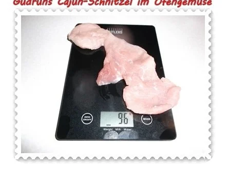 Fleisch: Cajunschnitzel im Ofengemüse - Rezept - Bild Nr. 2