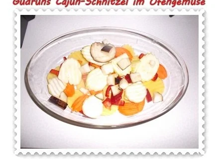 Fleisch: Cajunschnitzel im Ofengemüse - Rezept - Bild Nr. 8