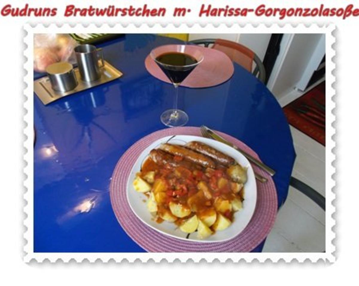 Fleisch: Bratwürstchen mit Harissa-Gorgonzola-Soße - Rezept - Bild Nr. 13