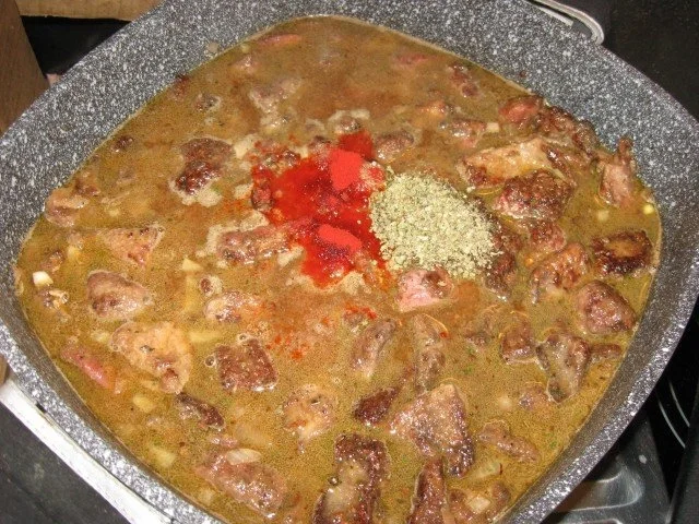 Leber Ragout mit Schattenmorellen - Rezept - Bild Nr. 7